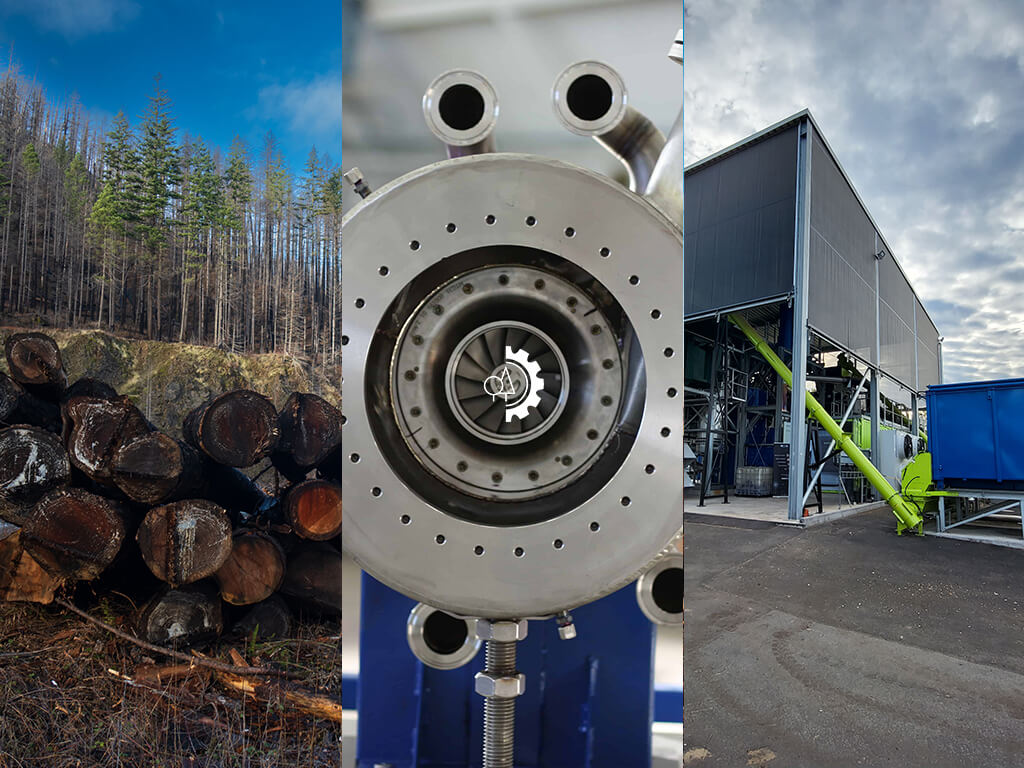 Pyrolyse Nachverstromung - Biomasse l pyropower