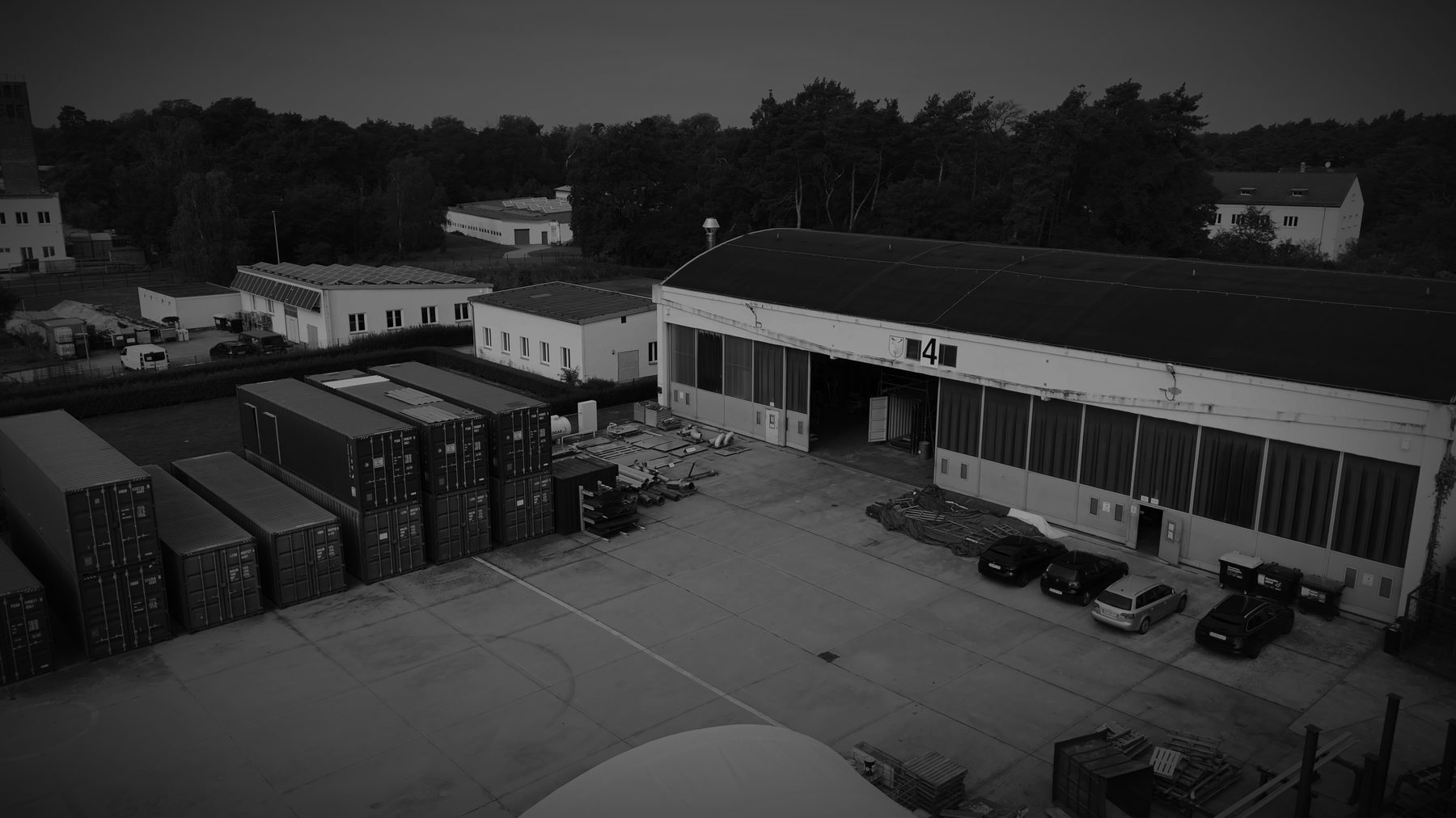 Industriestandort von pyropower aus der Luft
