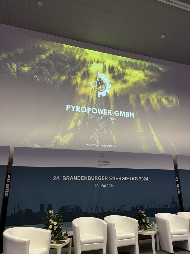 Präsentation von pyropower beim Brandenburger Energietag 2024