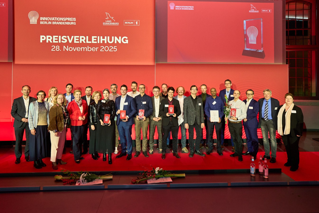 Preisträgerinnen und Preisträger des Innovationspreises Berlin-Brandenburg 2025