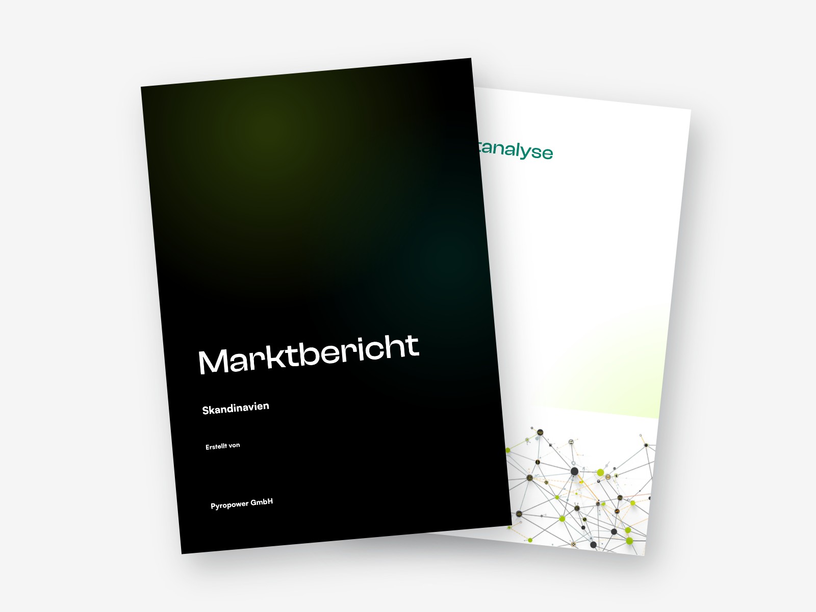 Mockup eines Marktberichts Skandinavien aus dem Praxisprojekt mit der TH Wildau