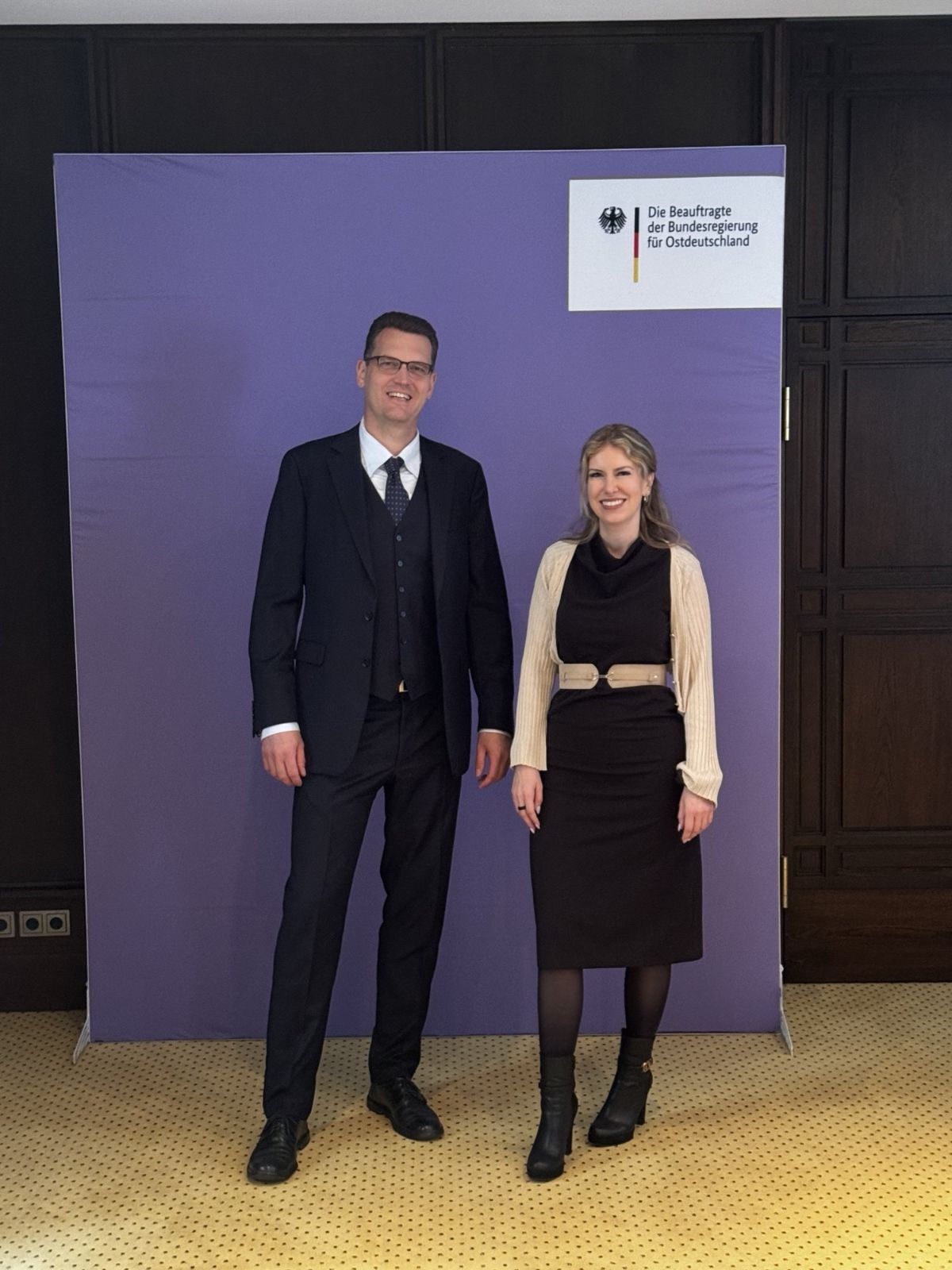 Lucie Töpfer und Sebastian Kießling beim Wirtschaftspreis VORSPRUNG 2026