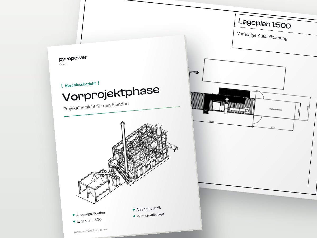 Abschlussbericht der Vorprojektphase mit Lageplan