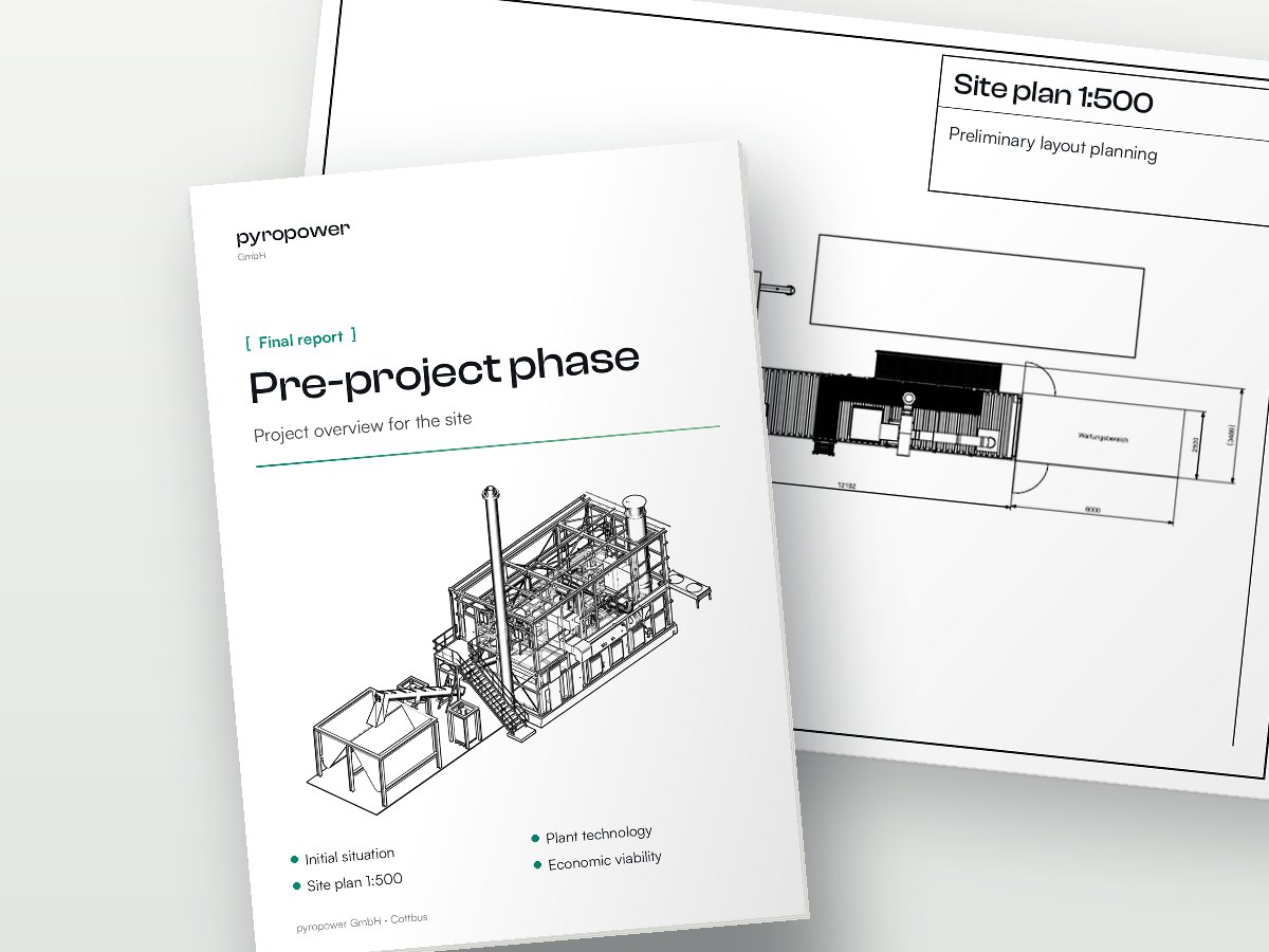 Final report of the pre-project phase with site plan