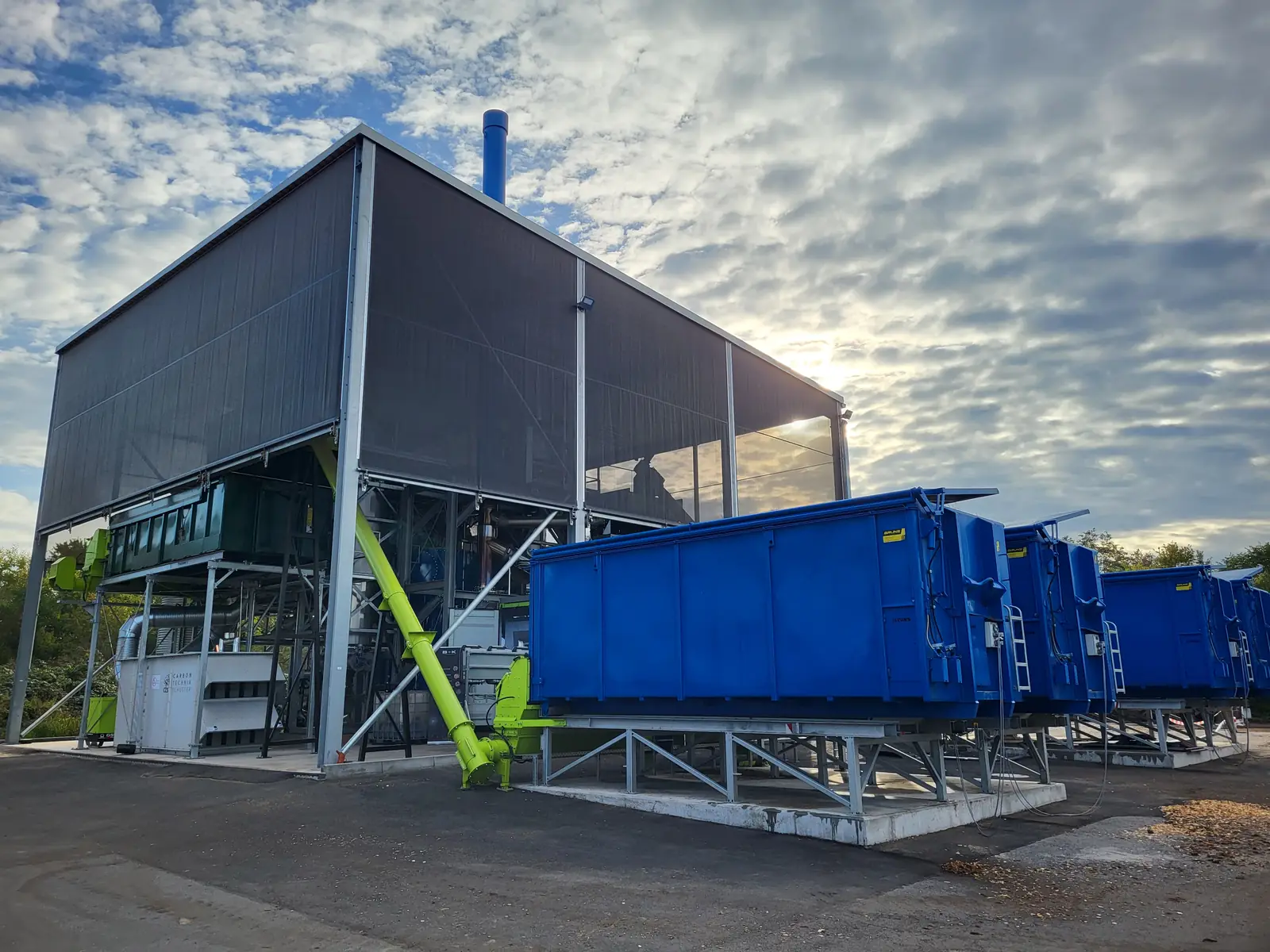 ClinX-Heat-Anlage zur Nachverstromung an einer Karbonisierungsanlage in Darmstadt