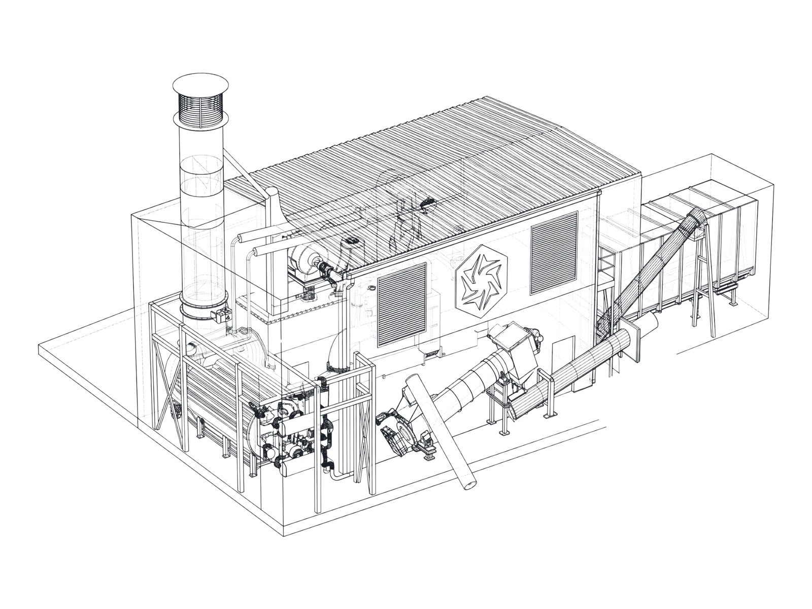 Linienzeichnung Pyro-ClinX 150