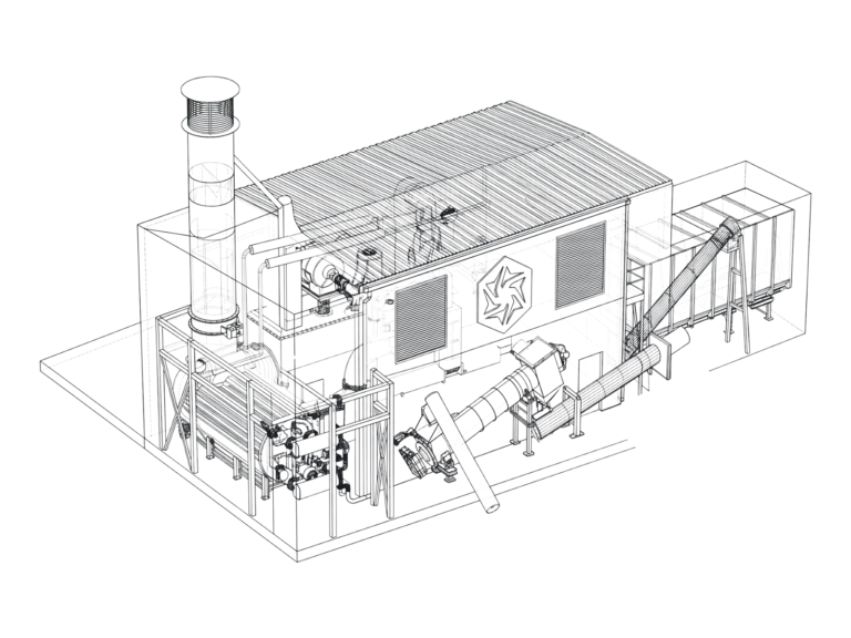 Liniengrafik des Pyro-ClinX 150