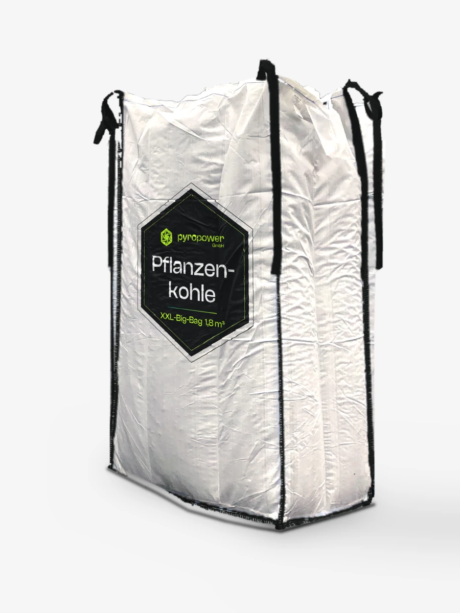 XXL big bag with pyropower biochar, 1.8 m³