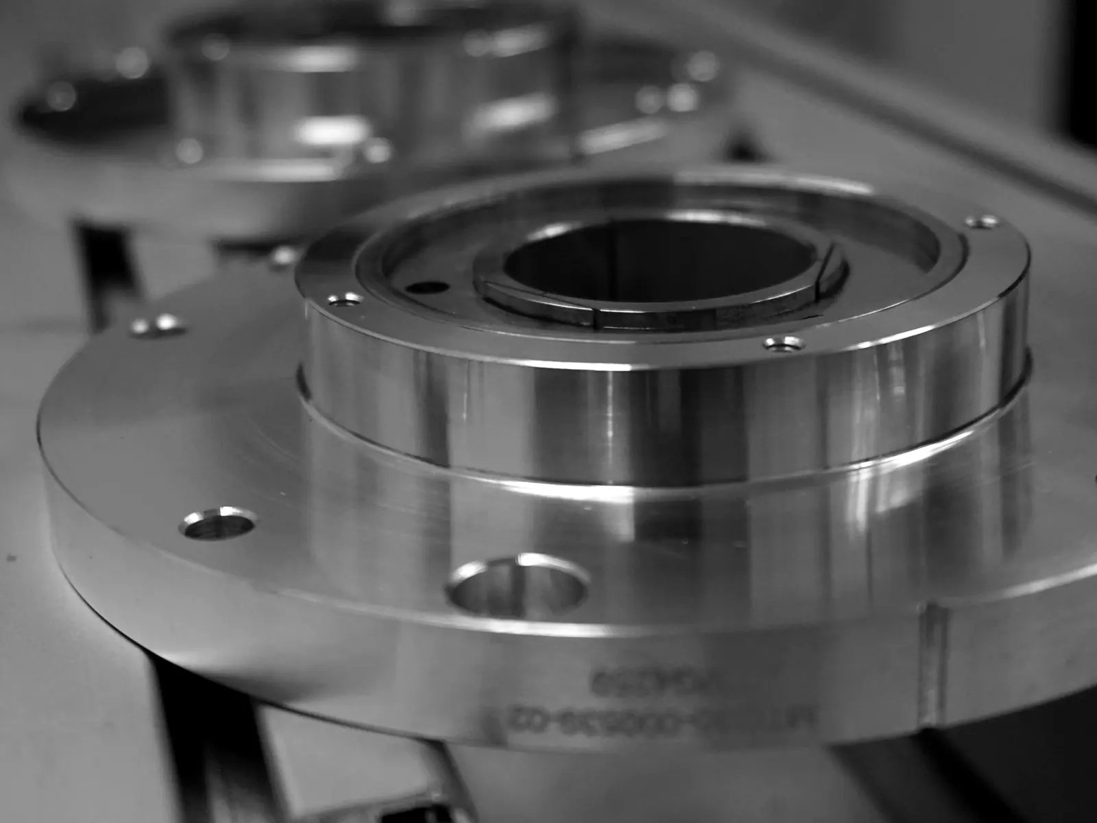 Lagergehäuse einer Mikrogasturbine im Detail