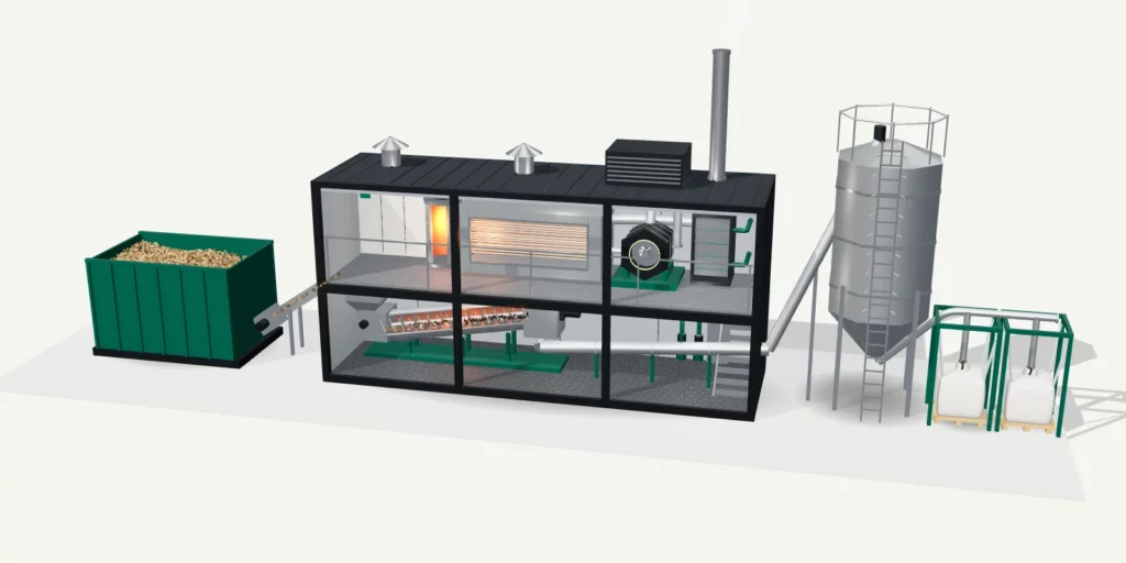 Cross-section of the Pyro-ClinX 150