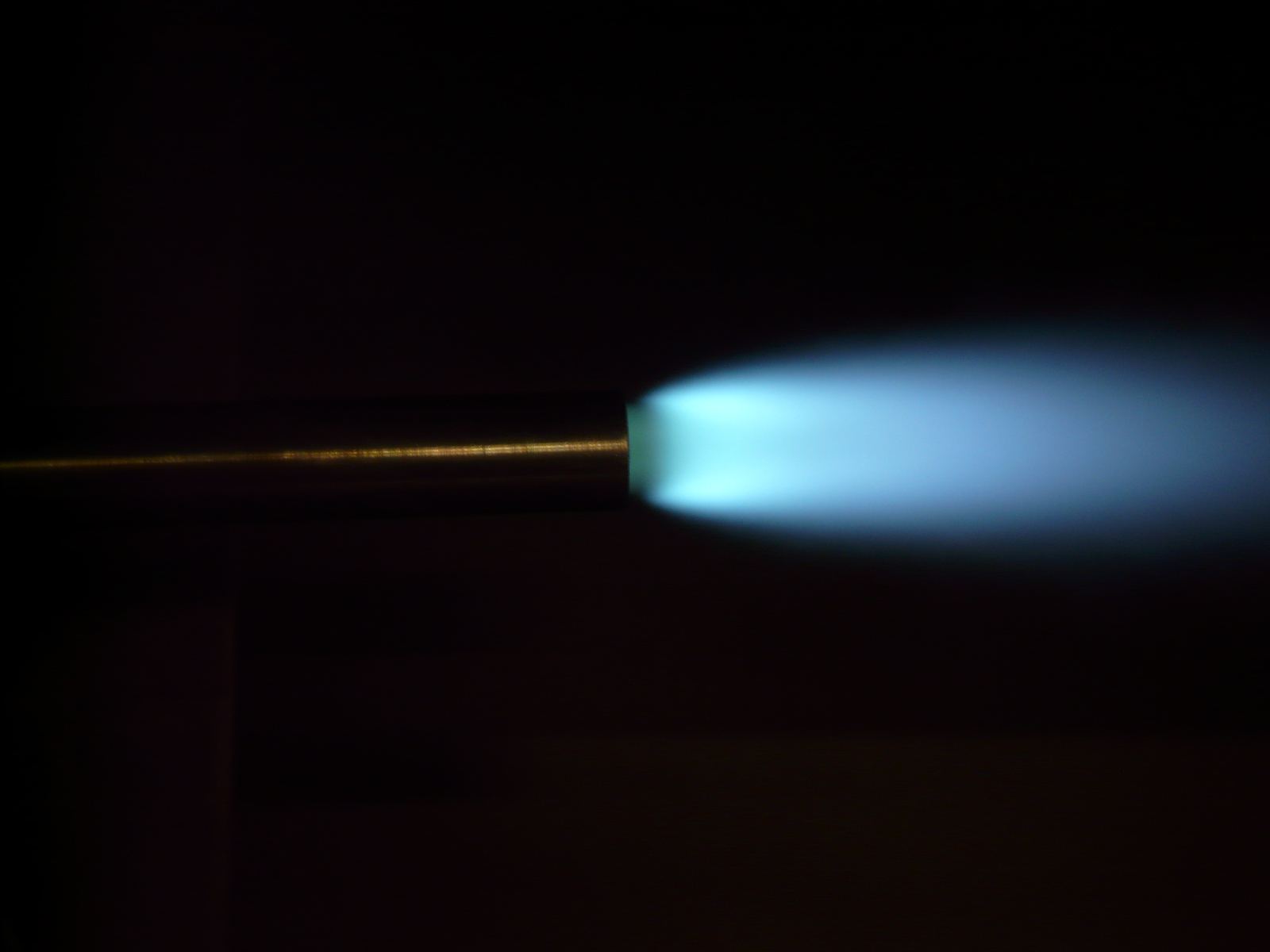 Flamme bei hoher Temperatur