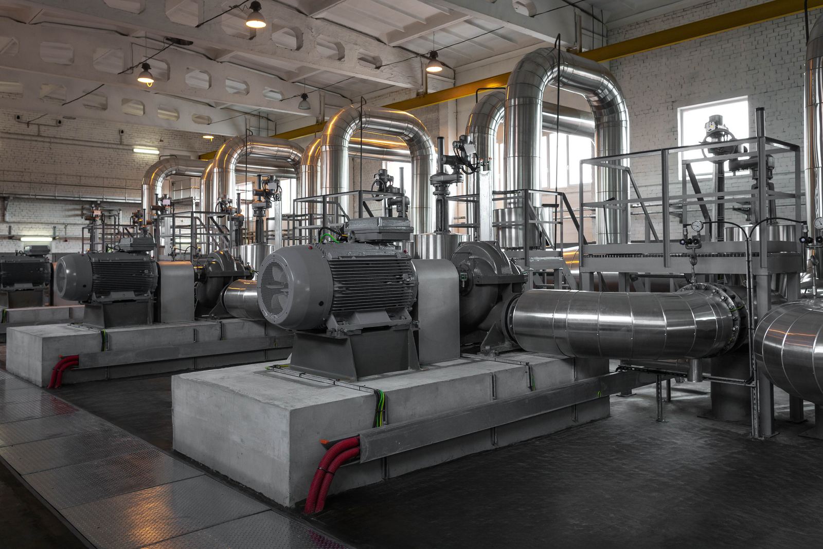 Produktionshalle eines Industriebetriebs